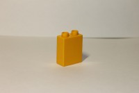 Блок 2*1 ярко-желтый UNICO